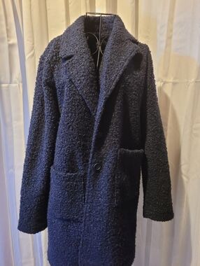 CHARLIE B Women's Teddy Coat in Charcoal